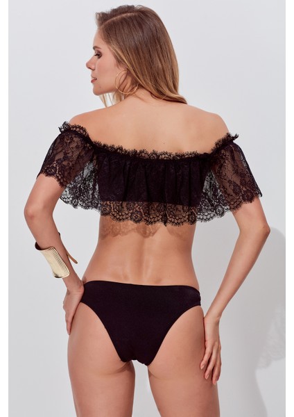 Miyuki Lily Dantel Volanlı Bikini Takım MY18209