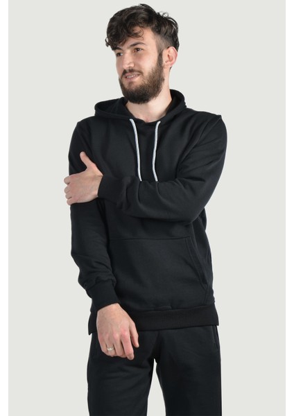 Terapi Men Erkek Kanguru Cepli Kapüşonlu Sweatshirt