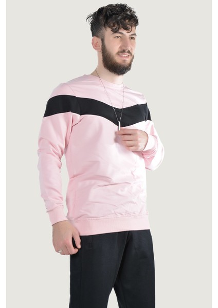 Terapi Men Erkek Uzun Kollu Bisiklet Yaka Sweatshirt