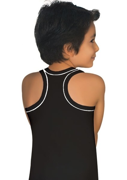 Erkek Çocuk Siyah Spor Atlet 6'lı Paket
