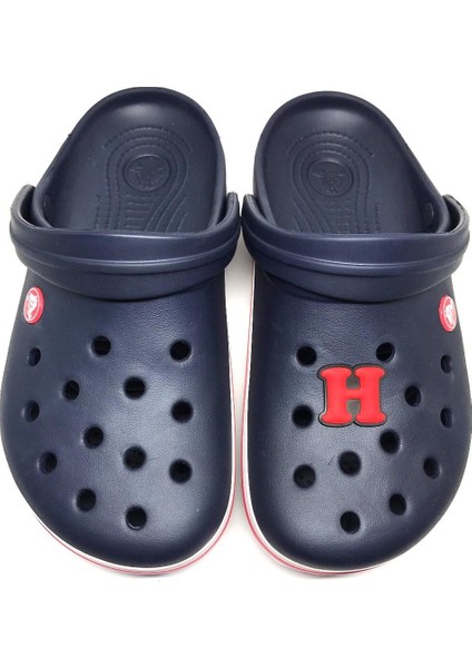 1 Adet Croc Terlik Süsleri Jıbbıtz Renkli Aksesuar H Harfi