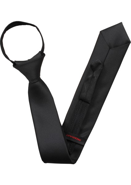 Kuşgözü Desenli Kullanıma Hazır Fermuarlı Kravat