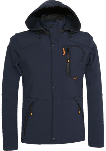 Erkek Su ve Rüzgar Geçirmez Softshell Mont