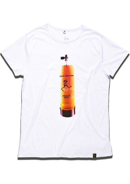 Beer Tank T-Shirt Beyaz