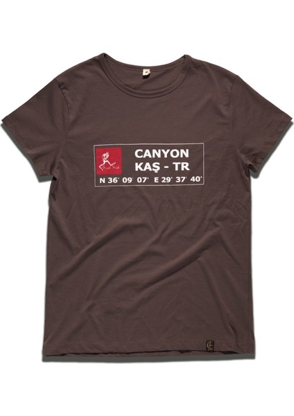 Canyon T-Shirt Kahverengi