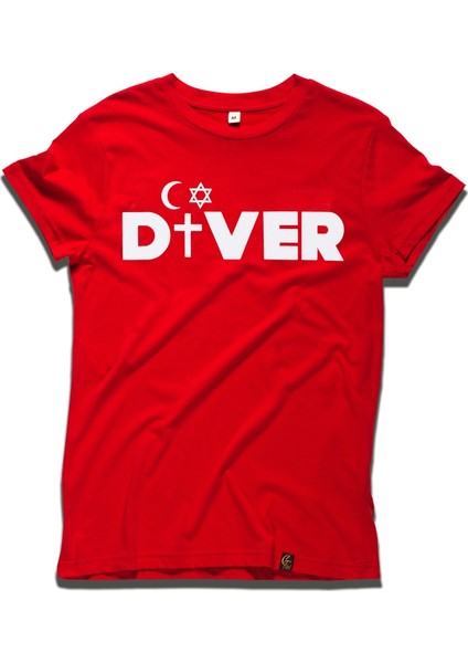 Diverism T-Shirt Kırmızı