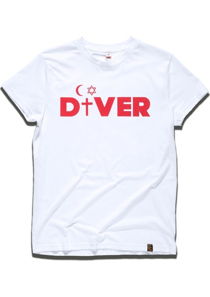 Diverism T-Shirt Beyaz