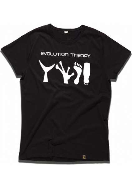 Evolution Theory T-Shirt Siyah