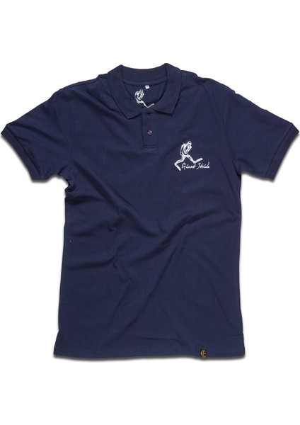 Erkek Polo Yaka T-Shirt Lacivert