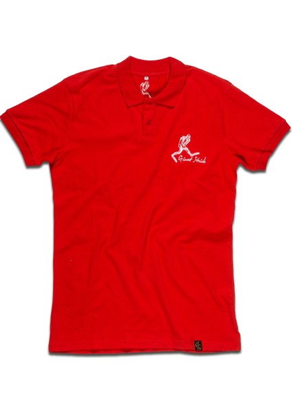 Erkek Polo Yaka T-Shirt Kırmızı