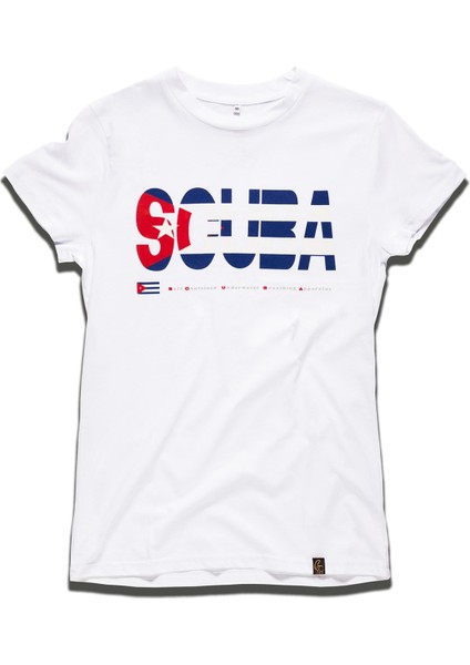 Scuba T-Shirt Beyaz