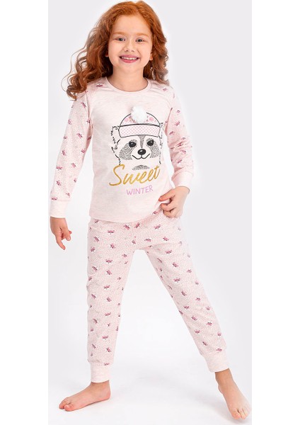 Roly Poly  Pembemelanj Sweet Winter Kız Çocuk Pijama Takımı