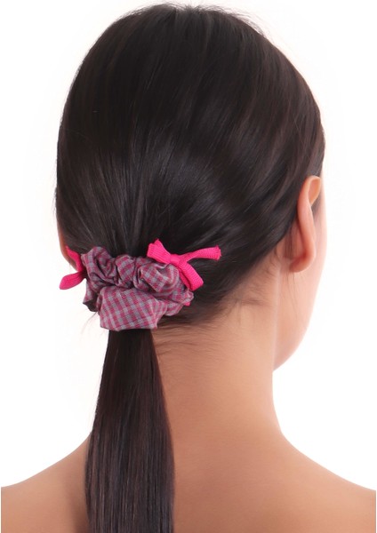 Kadın Pötikareli Scrunchie Toka