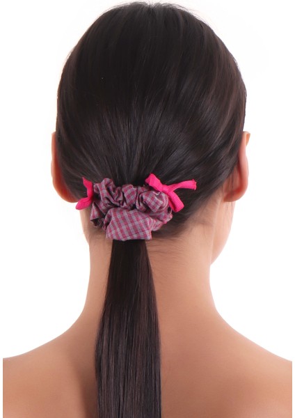 Kadın Pötikareli Scrunchie Toka