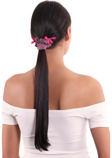 Kadın Pötikareli Scrunchie Toka