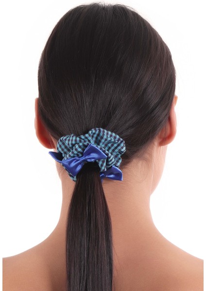 Kadın Pötikareli Kurdele Detaylı Scrunchie Toka fiyatları