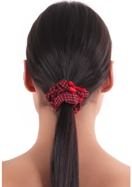 Kadın Pötikareli Scrunchie Toka