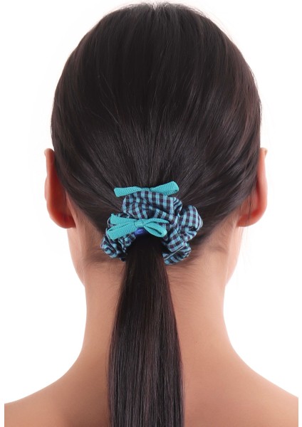Kadın Pötikareli Scrunchie Toka