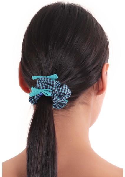 Kadın Pötikareli Scrunchie Toka