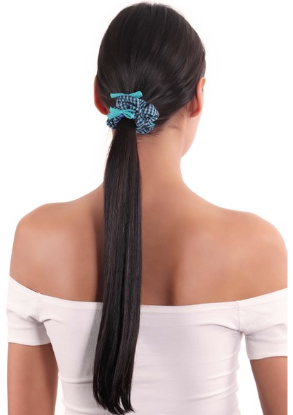 Kadın Pötikareli Scrunchie Toka