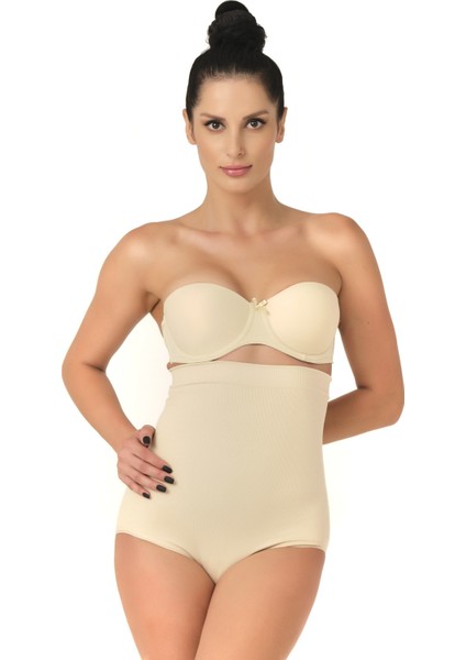 Seamless Yüksek Bel Slip Külot Korse 2008