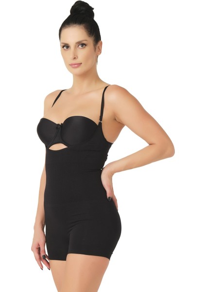 Seamless Gögsü Açık Paçalı Boy Korse 2058