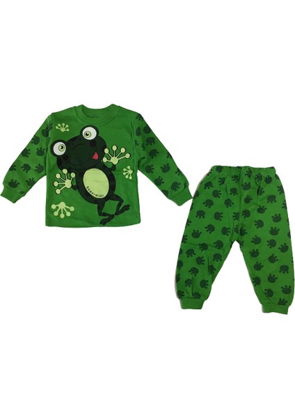 Kurbağa Pijama Takımı Yeşil