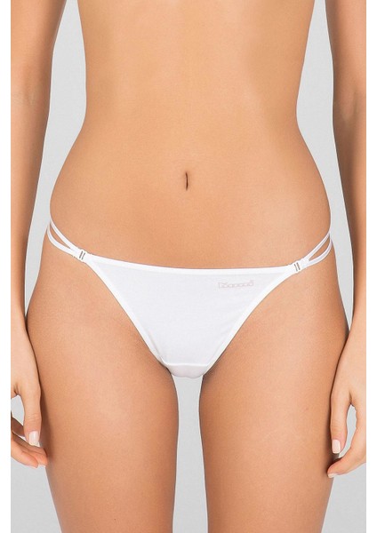 Desensiz Koton Modal Kadın Slip Külot Basic Tanga 2li