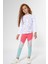 Color Block Tayt Mint-Pembe - 4 Yaş 2