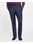 Erkek Lacivert Kareli Red Fleece Klasik Pantolon 1