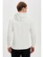 Slim Fit Kanguru Cepli Slogan Desenli Uzun Kollu Sweatshirt R0966AZ20AU 4