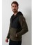 Kapüşonlu Dik Yaka Şardonlu Slim Fit Sweat Erkek SWEAT 5655268 2