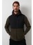 Kapüşonlu Dik Yaka Şardonlu Slim Fit Sweat Erkek SWEAT 5655268 4