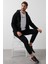 Kapüşonlu Dik Yaka Şardonlu Slim Fit Sweat Erkek SWEAT 5655268 3