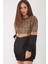 Leopar Desen Sweat Elbise 1