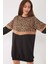 Leopar Desen Sweat Elbise 2