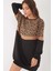 Leopar Desen Sweat Elbise 3