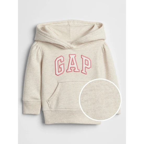 Gap Kız Bebek Logo Kapüşonlu Sweatshirt