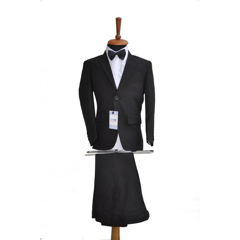 Twoinn Erkek Çocuk Papyonlu Siyah Takım Elbise 312 Yaş Fiyatı