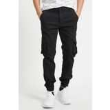 Serseri Slim Fit None Denim Esnek Kumaş Erkek Kargo Pantolon