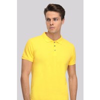 D'S Damat Erkek Regular Fit Tshirt Sarı