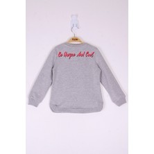 Toontoy Kız Çocuk Be Baskılı Sweatshirt