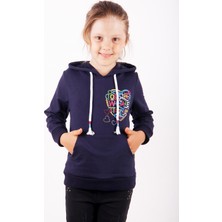 Toontoy Kız Çocuk Stronger Baskılı Sweatshirt