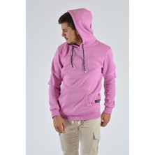 Terapi Men Erkek Kapüşonlu Sweatshirt 20Y-5200365 Pembe