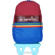 Benetton Unisex İki Bölmeli Tekerlekli Sırt Çantası 70045