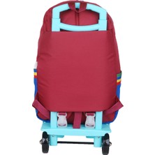 Benetton Unisex İki Bölmeli Tekerlekli Sırt Çantası 70045