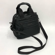Nas Bags Kadın Kumaş El ve Çapraz Askılı Çok Gözlü Çanta 25Cm30Cm