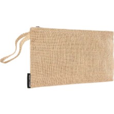 Ju Yaratıcı Tasarım Hasır Kadın Portföy Clutch Çanta Arı