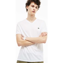 Lacoste Erkek Beyaz T-Shirt
