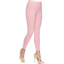 Fsm1453 Kadın Jean Pantolon Tayt Açık Pembe S